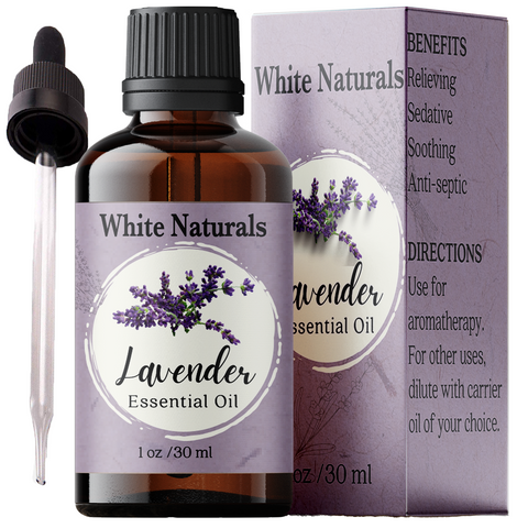 white flower oil lavender Lavender Essential Oil
