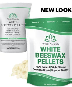  AharHora White Beeswax Pellets, 5LB Natural Organic