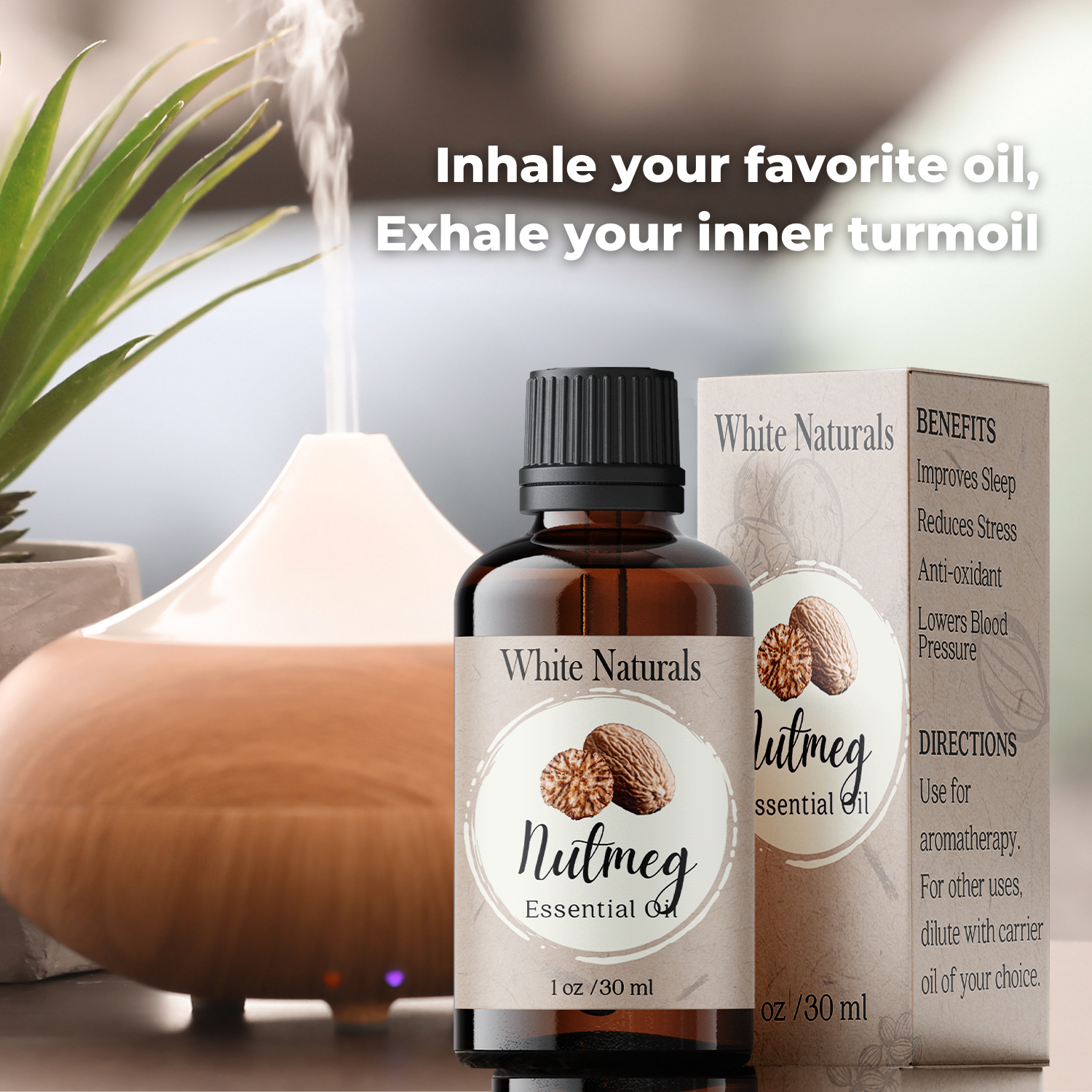 Premium Nutmeg Essential Oil - High Quality, Healing Solutions – Healing  Solutions