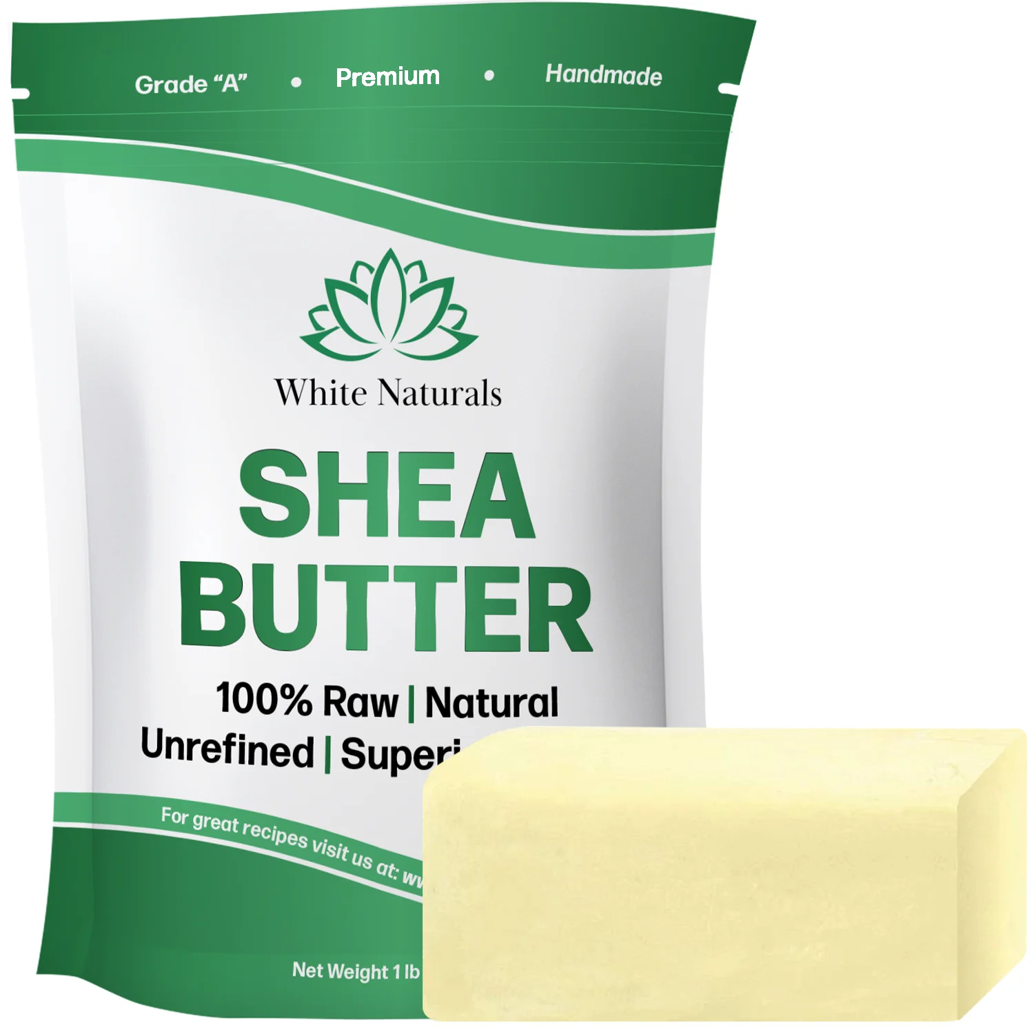 Refined Shea Butter White | Bulk Wholesale Refined Shea Butter White 5lb