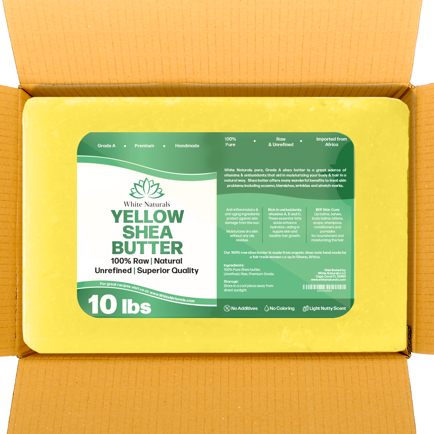 Bulk Raw Shea Butter-Yellow