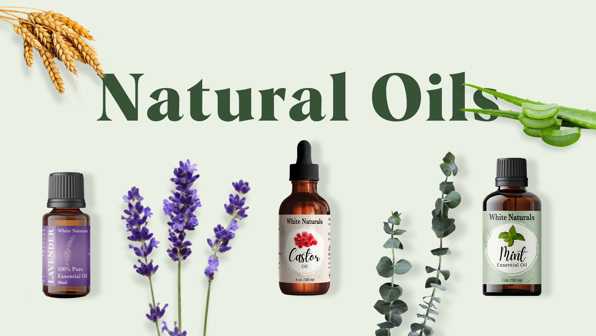 Essential oils kit set - White Naturals